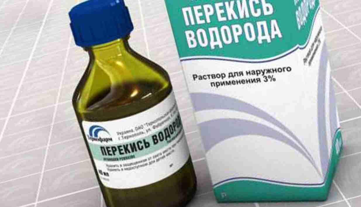 помогает ли перекись водорода от грибка ногтей