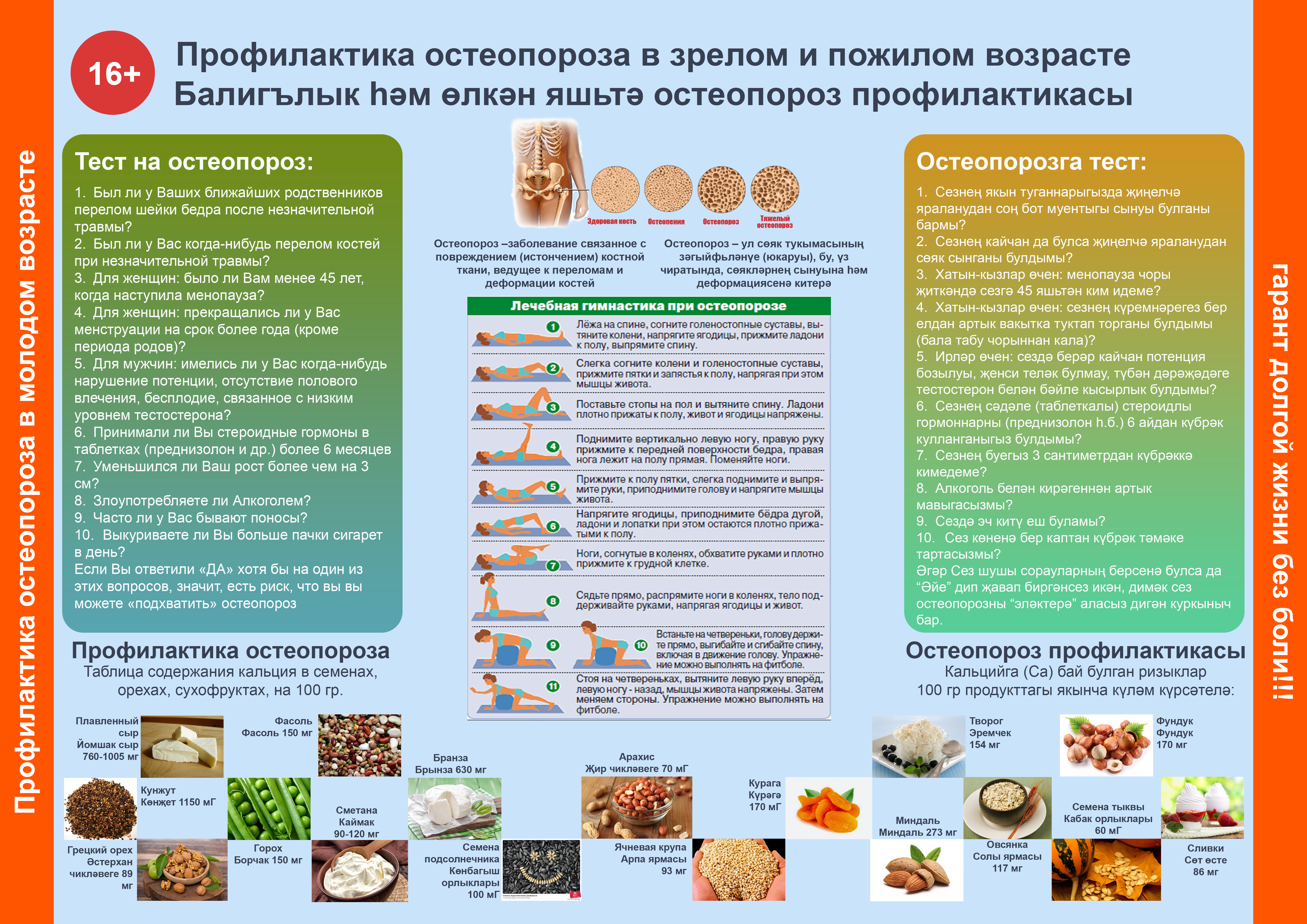 как предупредить остеопороз