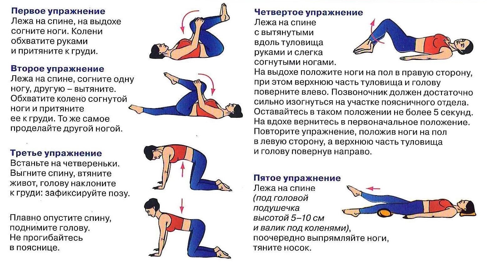 какую гимнастику делать при остеохондрозе