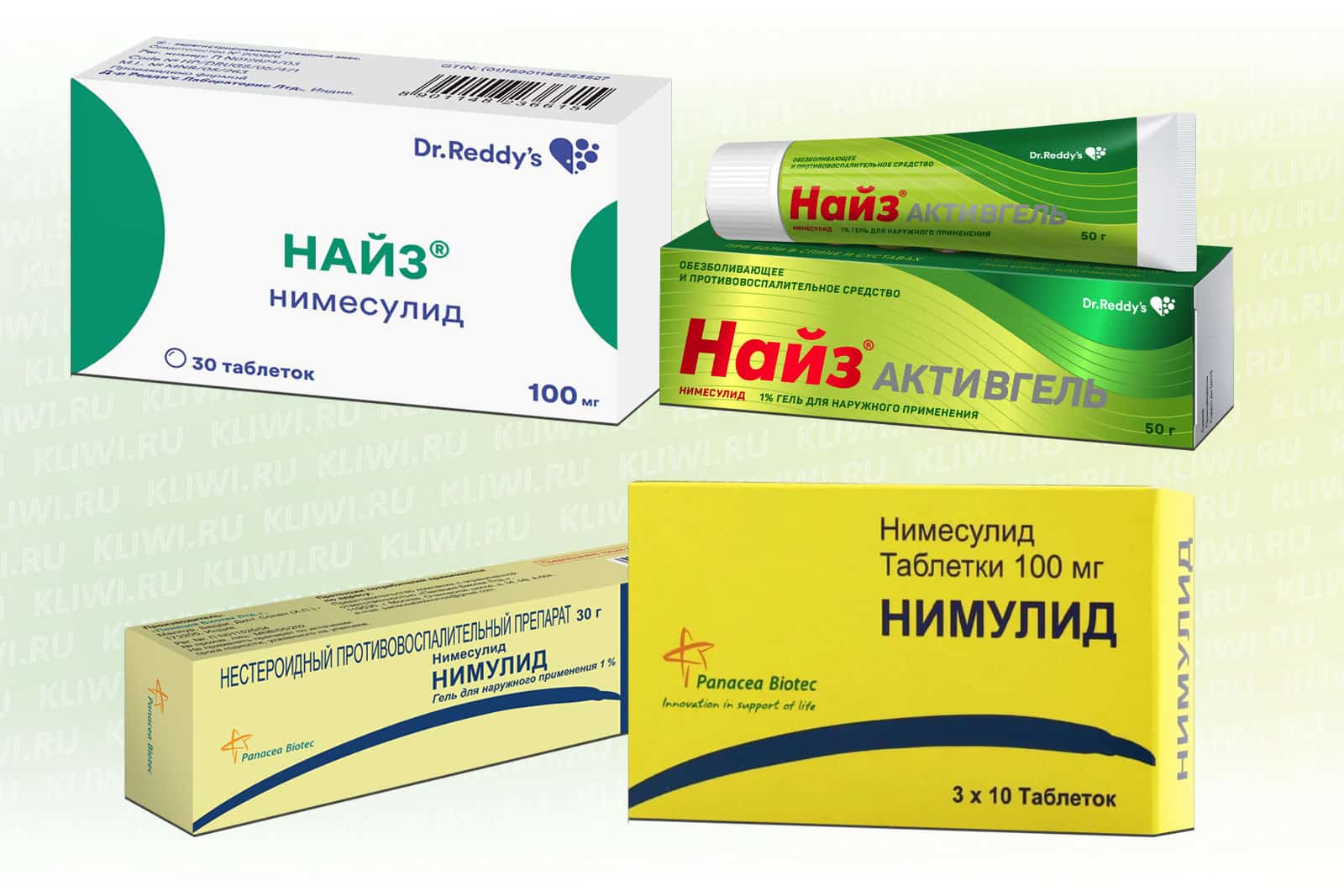 найз при подагре