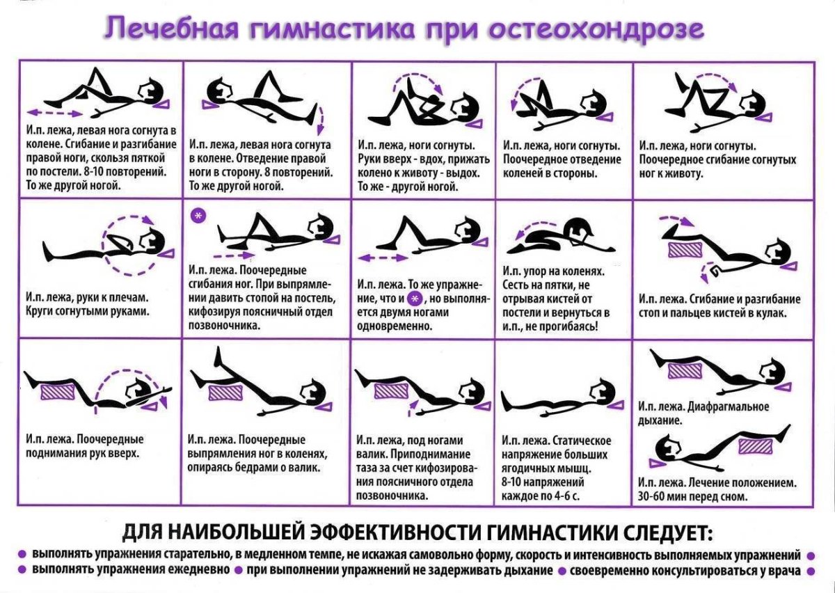 зарядка для больных остеохондрозом зарядка для больных остеохондрозом