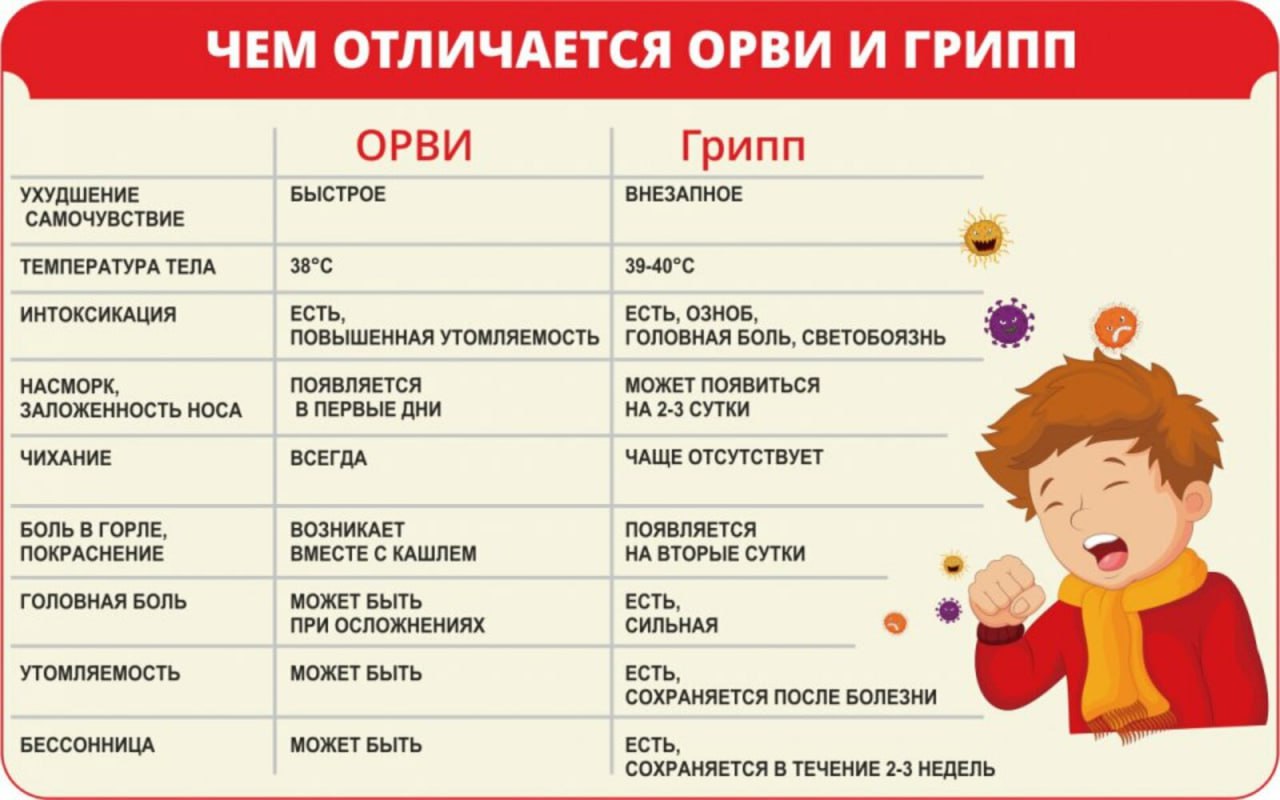 простудные заболевания список простудные заболевания список